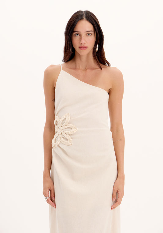 MY FAVORITE - DRESS ONE SHOULDER WITH APLICATION