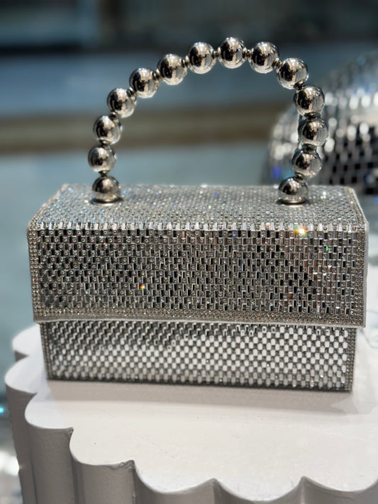 Silver - Boxy Mini Bag