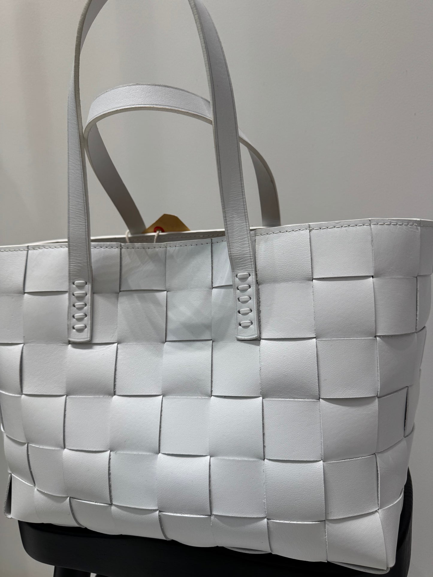 Japan Tote White w/ flat handles